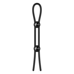 Эрекционное кольцо-лассо с двумя фиксаторами Nexus FORGE Double Adjustable Lasso Black картинка