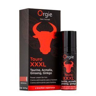 Крем для посилення ерекції з ефектом вібрації Orgie Touro XXXL Power Cream (15 мл) зображення