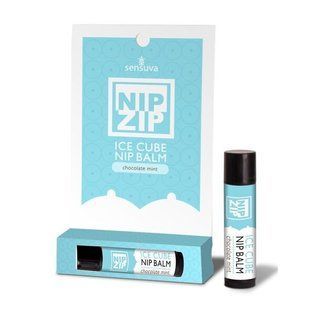 Охолоджуючий бальзам для сосків (унісекс) Sensuva Nip Zip Chocolate Mint, шоколадна м'ята (4 г) зображення