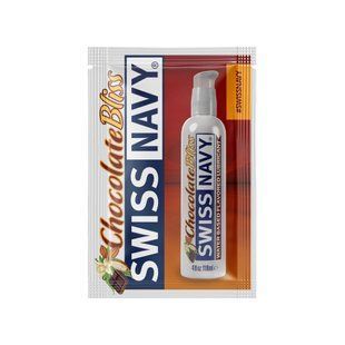 Пробник їстівного лубриканта на водній основі Swiss Navy Chocolate Bliss, шоколад (5 мл) зображення