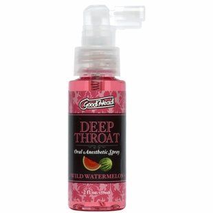 Спрей для глибокого мінету Doc Johnson GoodHead DeepThroat Spray Watermelon, кавун (59 мл) зображення