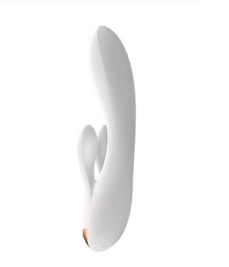 Смарт вибратор кролик с двойным отростком Satisfyer Double Flex White (диаметр 3,5 см) картинка