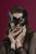 Маска кішки Feral Feelings Kitten Mask чорна зображення