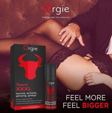 Крем для усиления эрекции с эффектом вибрации Orgie Touro XXXL Power Cream (15 мл) картинка