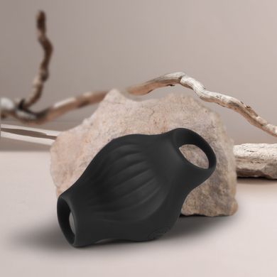 Мастурбатор з вібрацією та петлями для пальців Rocks Off Palm Black зображення