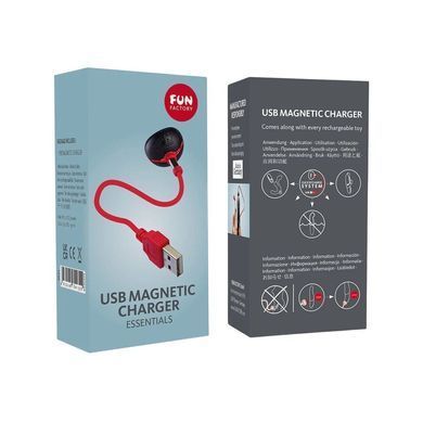 Магнітний кабель для заряджання з індикатором Fun Factory USB MAGNETIC CHARGER (11,3 см) зображення
