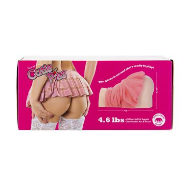 Мастурбатор вагіна та попка CutiePies Cheerleader Cherry Vagina&Ass Masturbator (+ віброкуля в подарунок) зображення