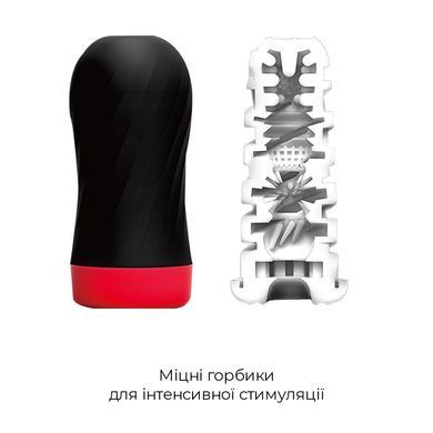 Мастурбатор з ефектом глибокого мінету Tenga Air-Tech Twist Tickle Red зображення