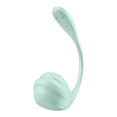 Смарт-віброяйце Satisfyer Smooth Petal Connect App Mint (діаметр 3,8 см) зображення