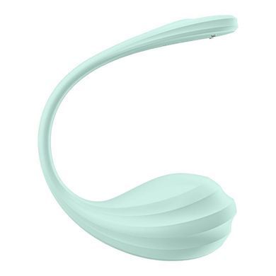 Смарт-віброяйце Satisfyer Smooth Petal Connect App Mint (діаметр 3,8 см) зображення