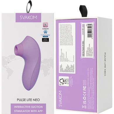 Смарт вакуумный стимулятор Svakom Pulse Lite Neo Lavender картинка