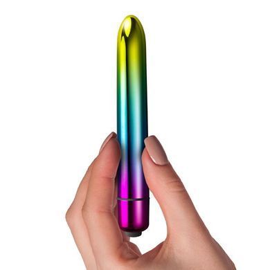 Вибропуля Rocks Off RO-140mm Prism Rainbow (диаметр 2 см) картинка
