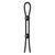 Эрекционное кольцо-лассо с двумя фиксаторами Nexus FORGE Double Adjustable Lasso Black картинка
