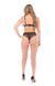 Комплект з ажурним декором: ліф та трусики Passion AMBERLY SET black, розмір L/XL картинка 9