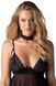 Невероятная рубашка с трусиками и чокерам Obsessive Donarella babydoll & thong, размер XS/S картинка 6