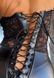 Корсетное мини-платье без бретелей с кружевом Noir Handmade F300 Solace lace up corset mini dress, размер S картинка 14