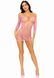 Прозрачное платье с сердечками Leg Avenue Heart net mini dress OS Pink картинка 5