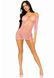 Прозрачное платье с сердечками Leg Avenue Heart net mini dress OS Pink картинка 8