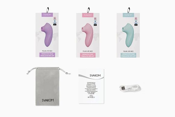 Смарт вакуумный стимулятор Svakom Pulse Lite Neo Lavender картинка