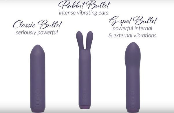 Вибропуля клиторальная Je Joue Classic Bullet Vibrator Purple (фиксация на палец) картинка
