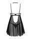 Невероятная рубашка с трусиками и чокерам Obsessive Donarella babydoll & thong, размер XS/S картинка 4
