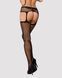 Сексуальные чулки с поясом Obsessive Garter stockings S232, размер S/M/L картинка 4