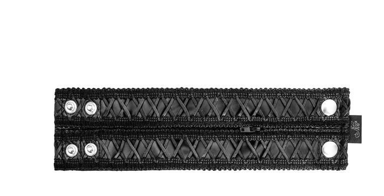 Жіночий наручний браслет-гаманець Noir Handmade F326 Wrist wallet with hidden zipper зображення