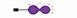 Вагинальные шарики с вибрацией Adrien Lastic Kegel Vibe Purple (диаметр 3,7 см) картинка 5
