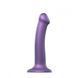 Гнучка насадка для страпона Strap-On-Me Mono Density Dildo Violet M, фіолетова (діаметр 3,3 см) зображення