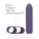 Вибропуля клиторальная Je Joue Classic Bullet Vibrator Purple (фиксация на палец) картинка 5