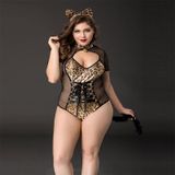 Фото Еротичний костюм кішечки JSY «Імператриця Кітті» Plus Size, Black