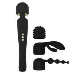 Вибромассажер - микрофон wand с тремя насадками Pornhub Spell Wand Set картинка