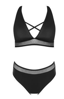 Комплект с доступом Passion KRISTEEN SET black, размер L/XL картинка