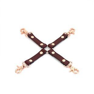 Кожаная крестовина Liebe Seele Wine Red Hogtie картинка