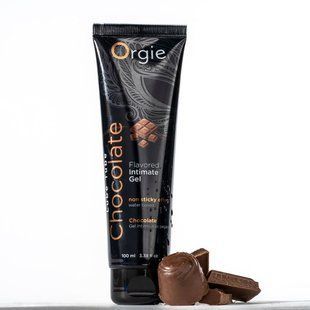 Їстівний лубрикант на водній основі Orgie Lube Tube Chocolate, шоколад (100 мл) зображення