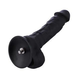Силиконовый фаллоимитатор Hismith 8.3" Silicone Dildo Black (диаметр 4,5 см) картинка