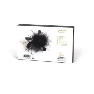 Мітелочка Bijoux Indiscrets Pom Pom - feather tickler, Чорна зображення
