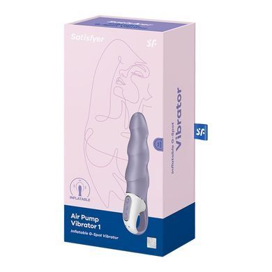Вибратор надувной Satisfyer Air Pump Vibrator 1 (диаметр 4,5-6 см) картинка