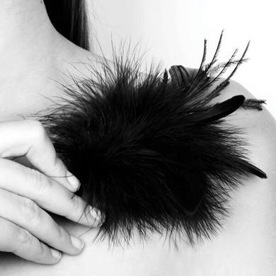 Мітелочка Bijoux Indiscrets Pom Pom - feather tickler, Чорна зображення