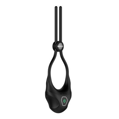 Эрекционное кольцо-лассо с вибрацией Nexus FORGE Vibrating Adjustable Lasso Black картинка