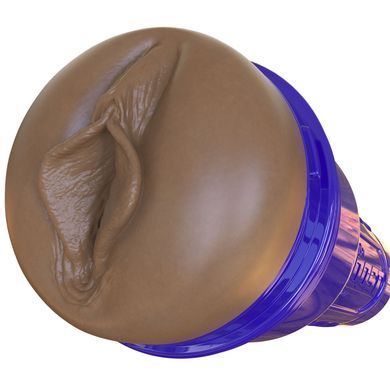 Мастурбатор-вагіна Fleshlight Boost Bang Medium Dark Flesh, плаваючі кільця Turbo Tech зображення