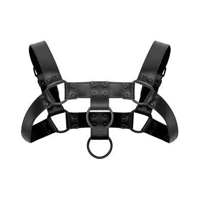 Мужская портупея на плече Bedroom Fantasies Bruno Chest Bulldog Harness Black картинка