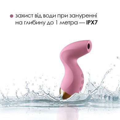 Вакуумний кліторальний стимулятор Svakom Pulse Pure Pale Pink зображення