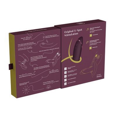 Вібратор для точки G з вакуумною стимуляцією Womanizer OG Aubergine (діаметр 3,9 см) зображення