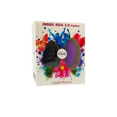 Виброяйцо Alive Magic Egg 3.0 Purple с пультом ДУ (работа от батареек) картинка