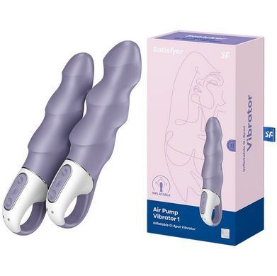 Вибратор надувной Satisfyer Air Pump Vibrator 1 (диаметр 4,5-6 см) картинка