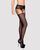 Сексуальные чулки с поясом Obsessive Garter stockings S307 black, размер S/M/L картинка