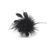 Мітелочка Bijoux Indiscrets Pom Pom - feather tickler, Чорна зображення