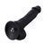 Силіконовий фалоімітатор Hismith 8.3" Silicone Dildo Black (діаметр 4,5 см) зображення
