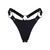Трусики з натуральної шкіри Feral Feelings String Bikini Black зображення